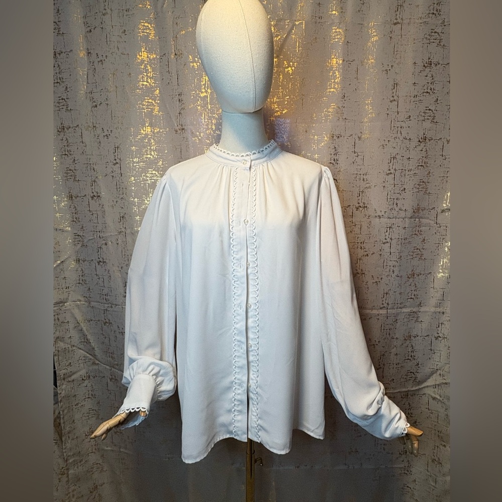 Calvin Klein White Blouse 🔥Never worn